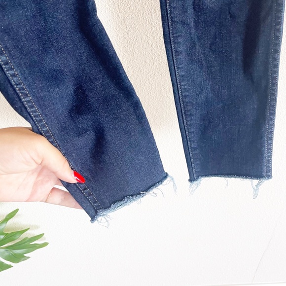 Madewell 10" High Riser Skinny Jeans Raw Hem 25 - Picture 5 of 11